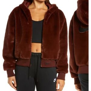 Nike Faux Fur Jacket